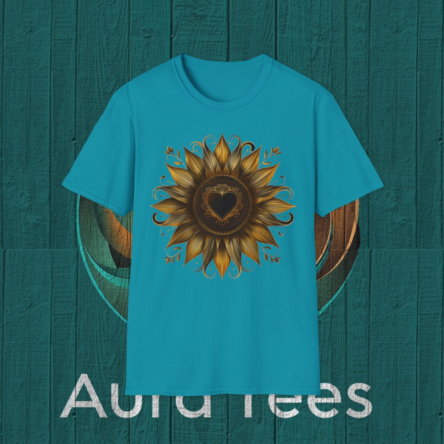 heart sunflower tee