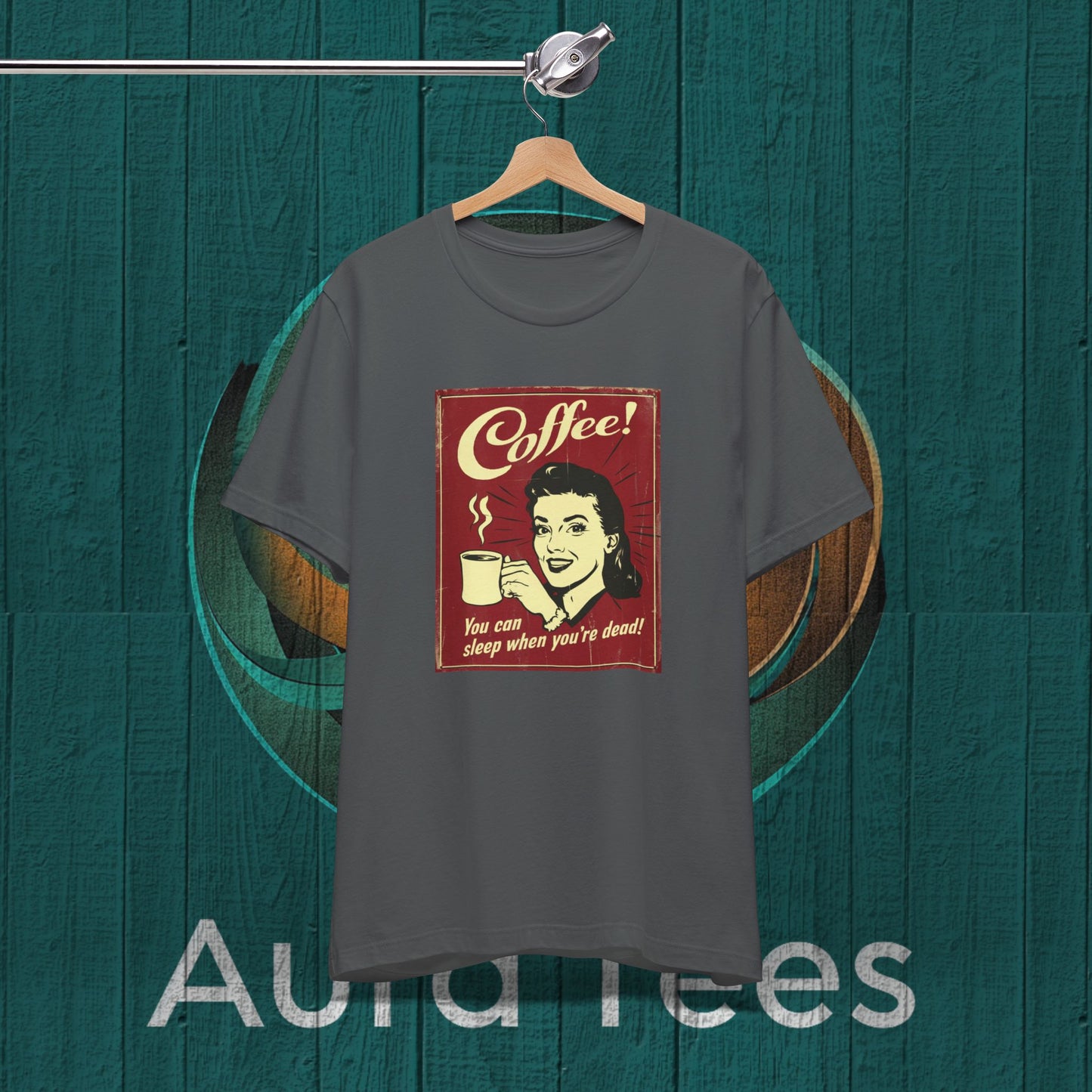 Retro humor coffee tee