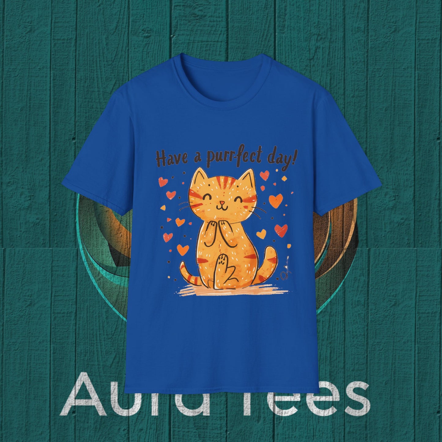 purrfect day cat tee