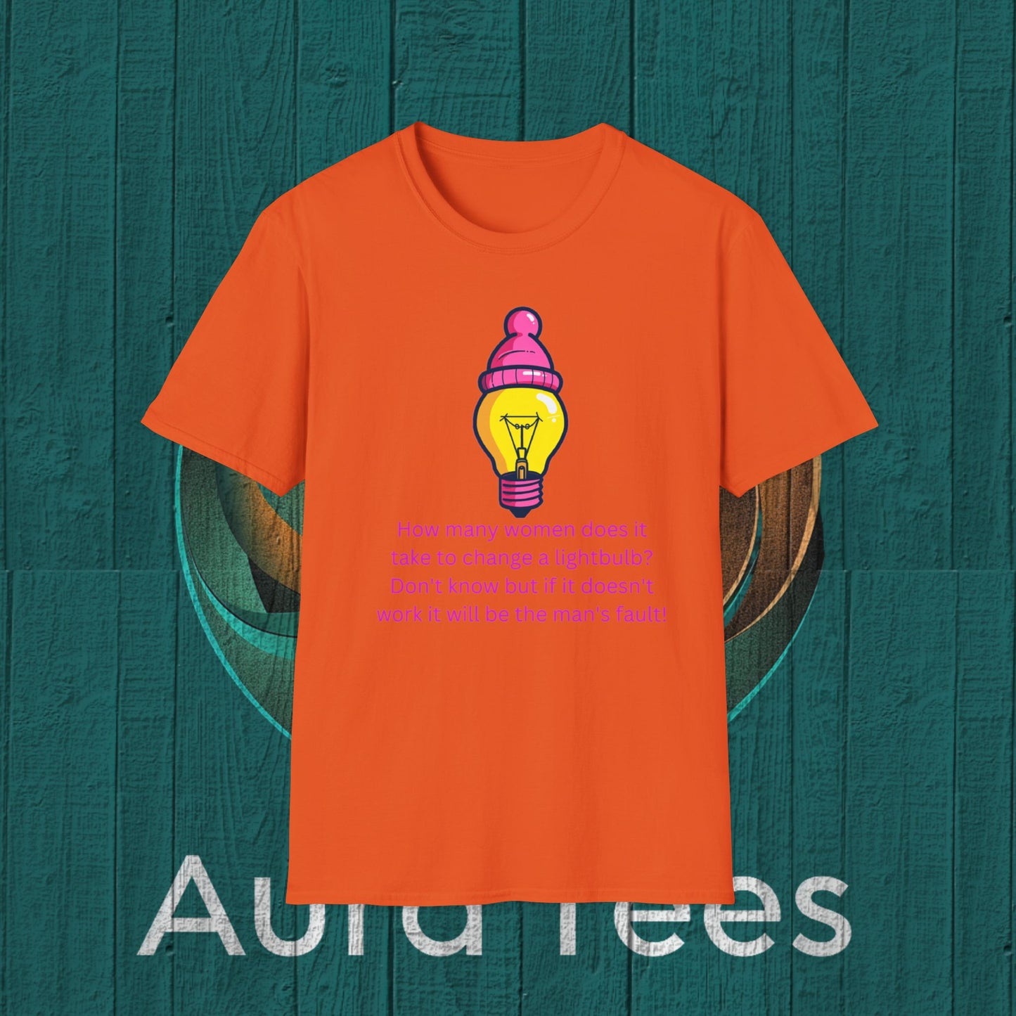 feminism light bulb tee