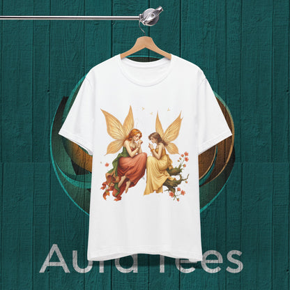 vintage mucha fairie tee