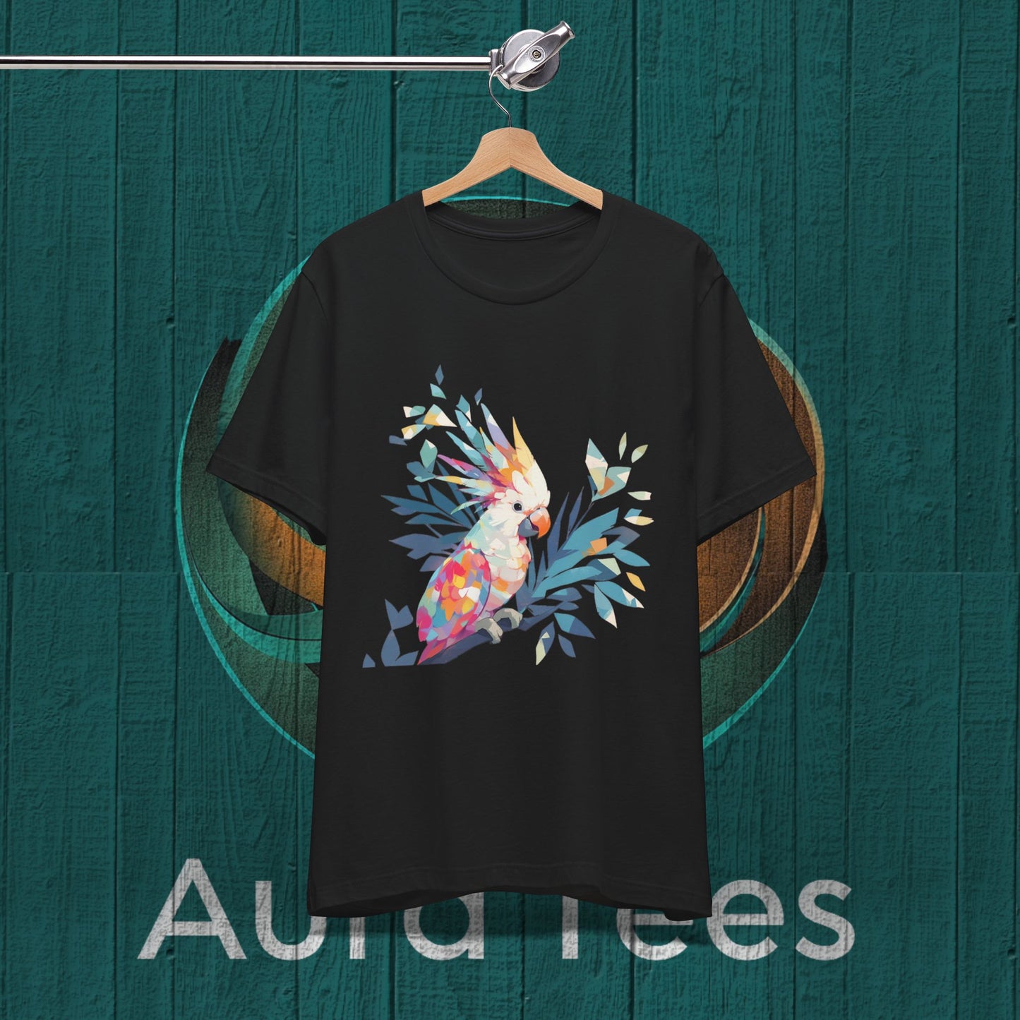 stained glass cockatoo tee