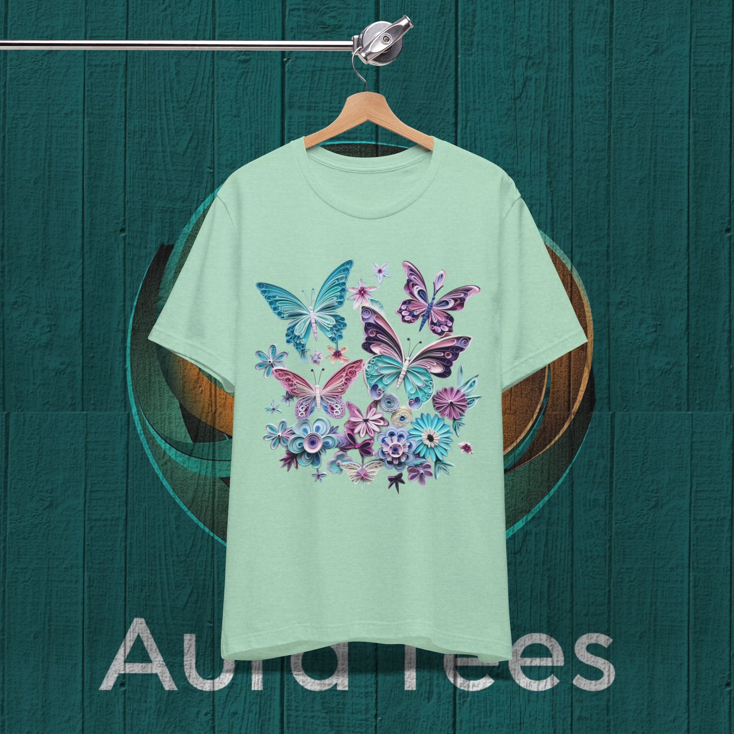 paper quill butterfly tee