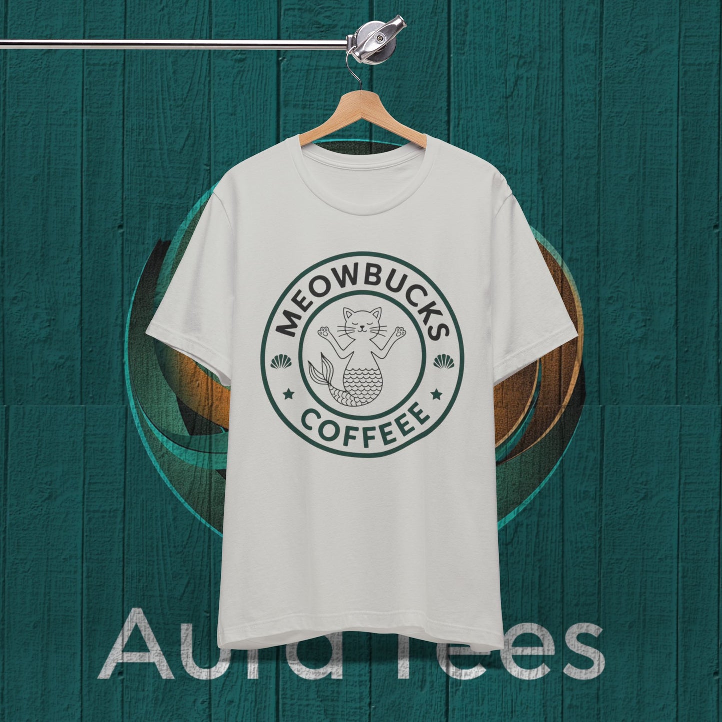 meowbucks coffee tee