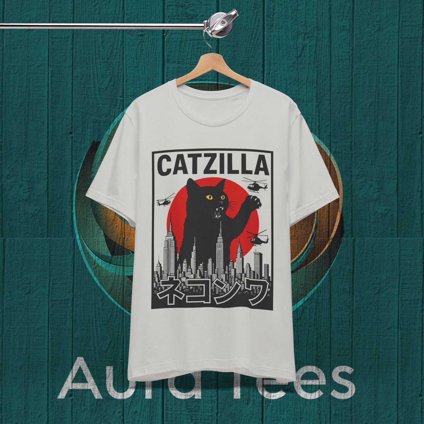 Rising Catzilla tee