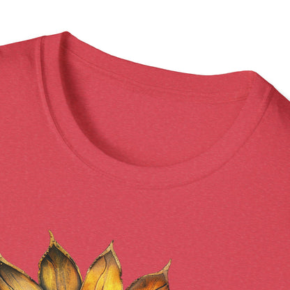 vintage heart sunflower tee