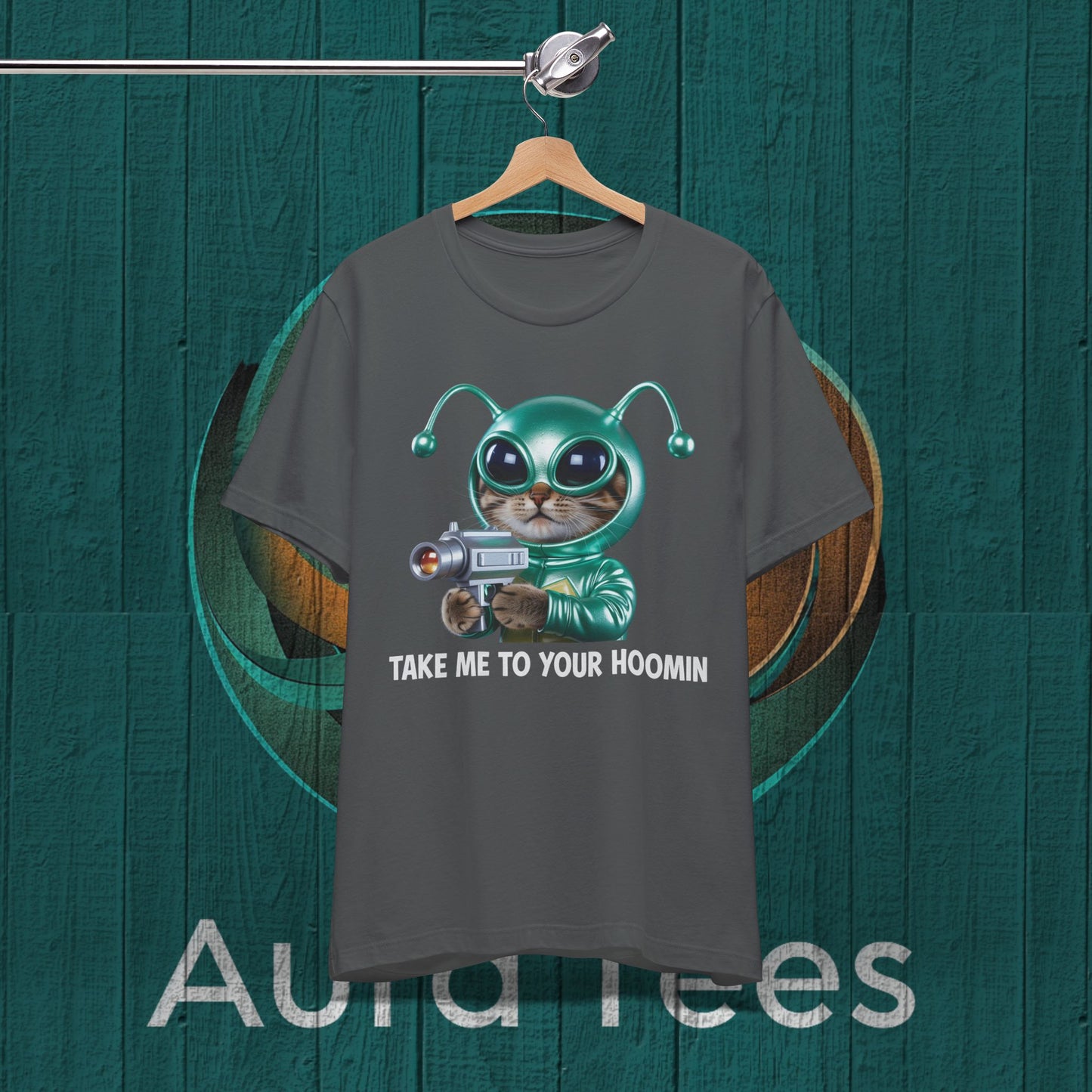 alien cat tee