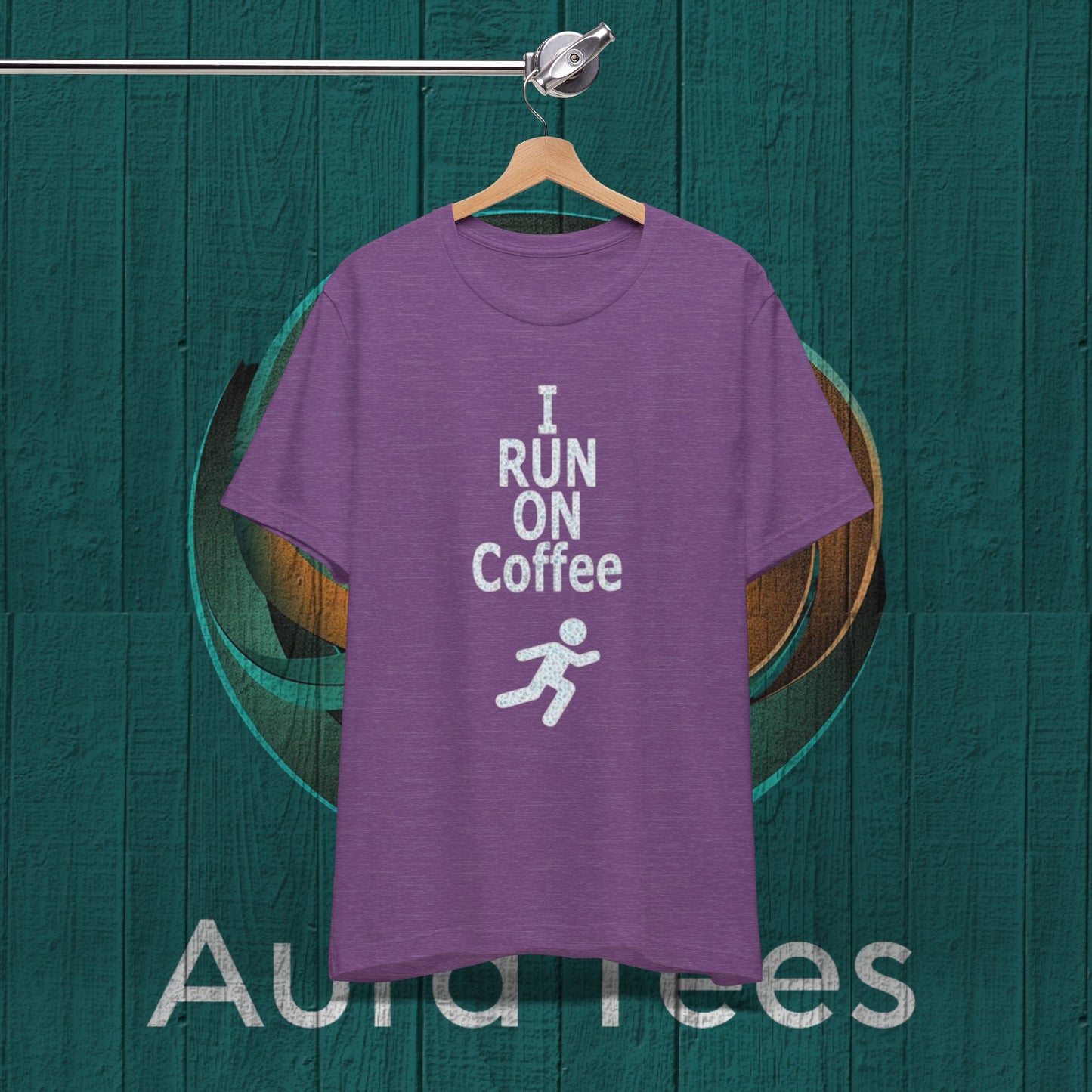 run on coffee tee