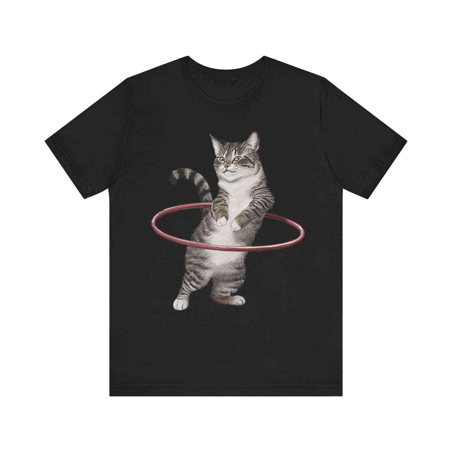 cat hula hoop tee