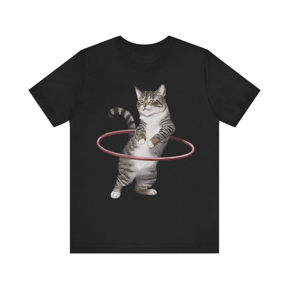 cat hula hoop tee