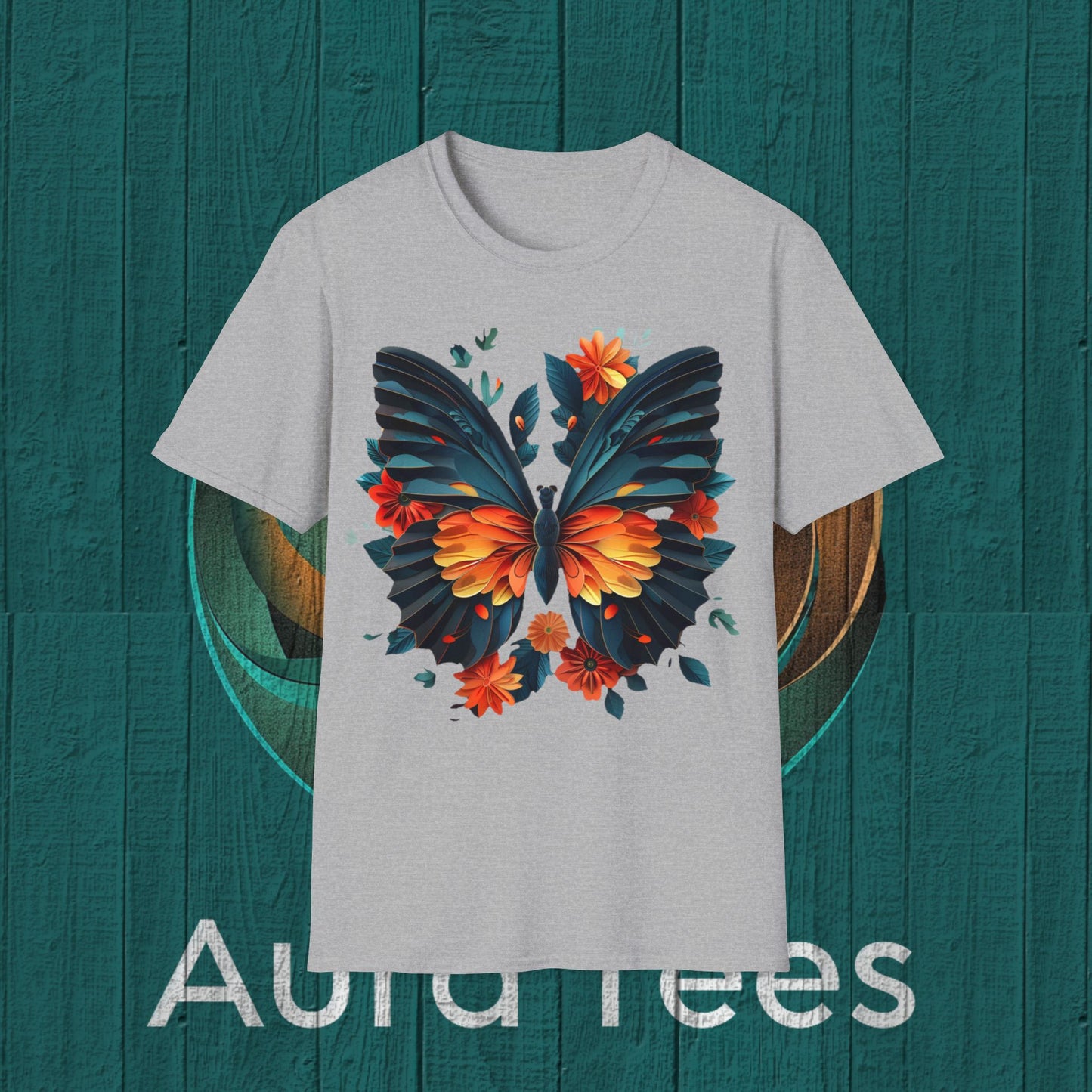 paper quill butterfly tee