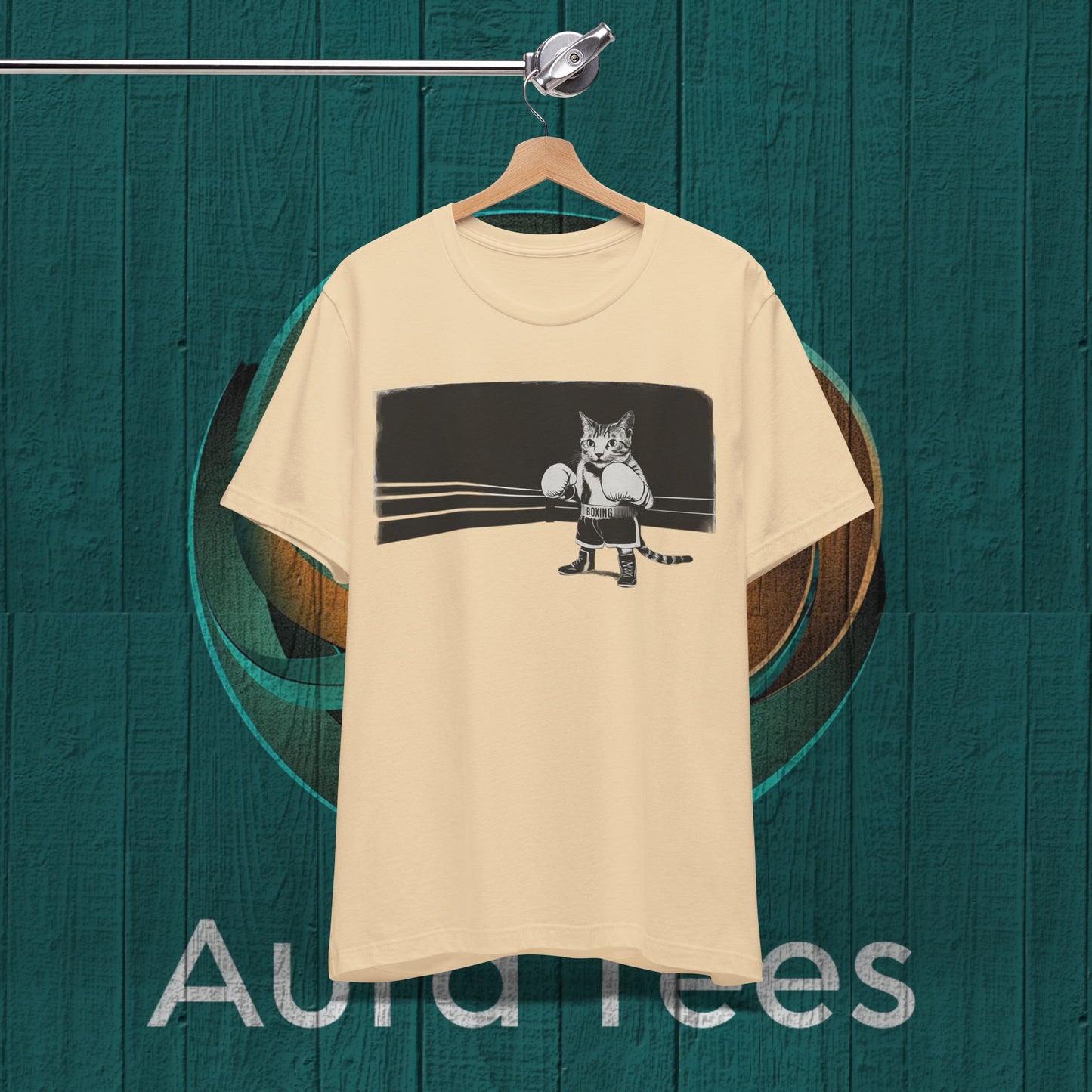 boxer cat tee