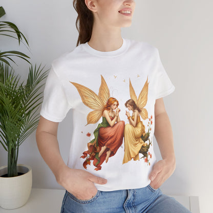 vintage mucha fairie tee