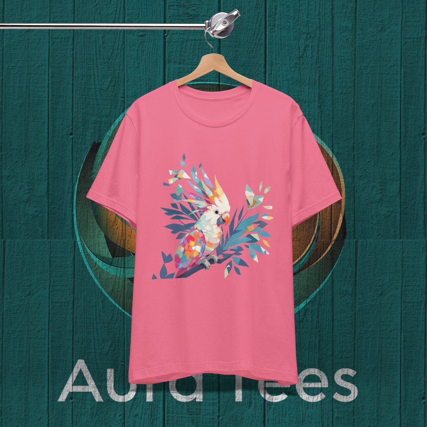stained glass cockatoo tee