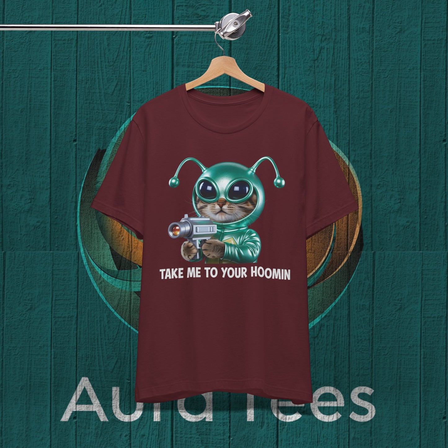 alien cat tee