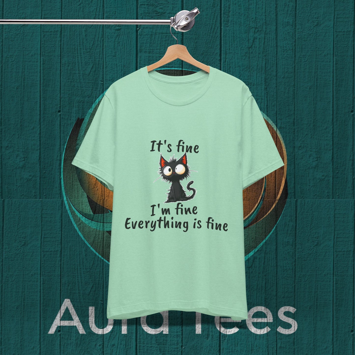 its fine I'm fine cat tee
