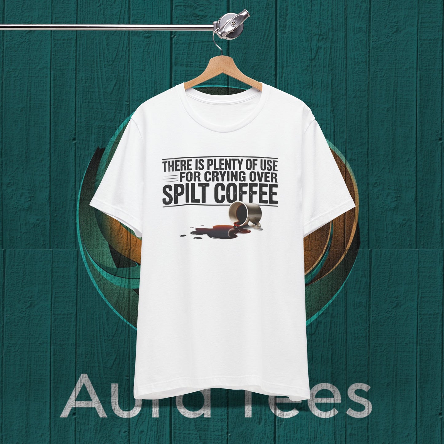 spilt coffee tee