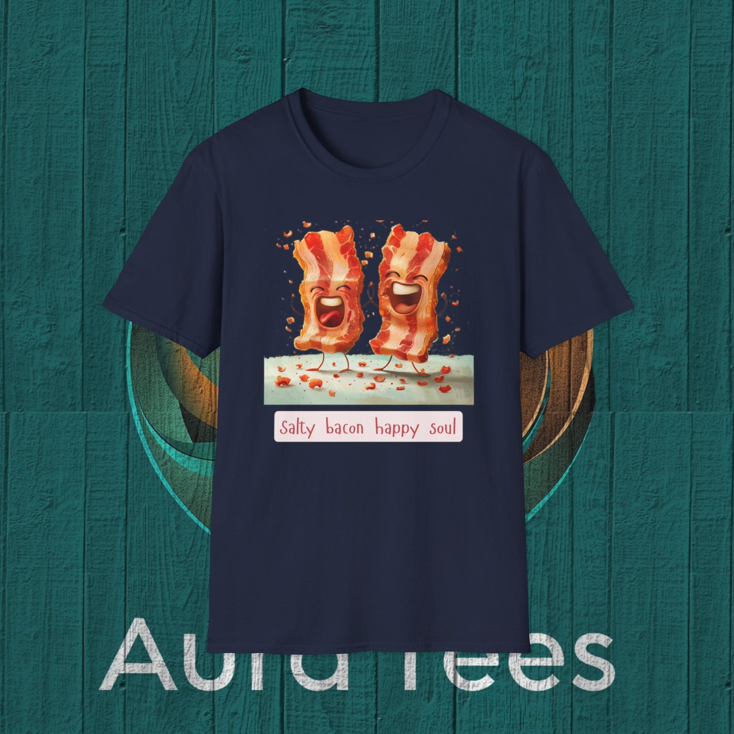 salty bacon humour tee