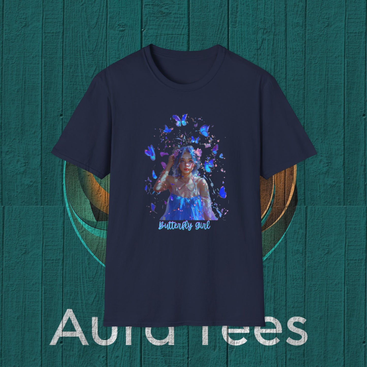 bishoujo butterfly girl tee