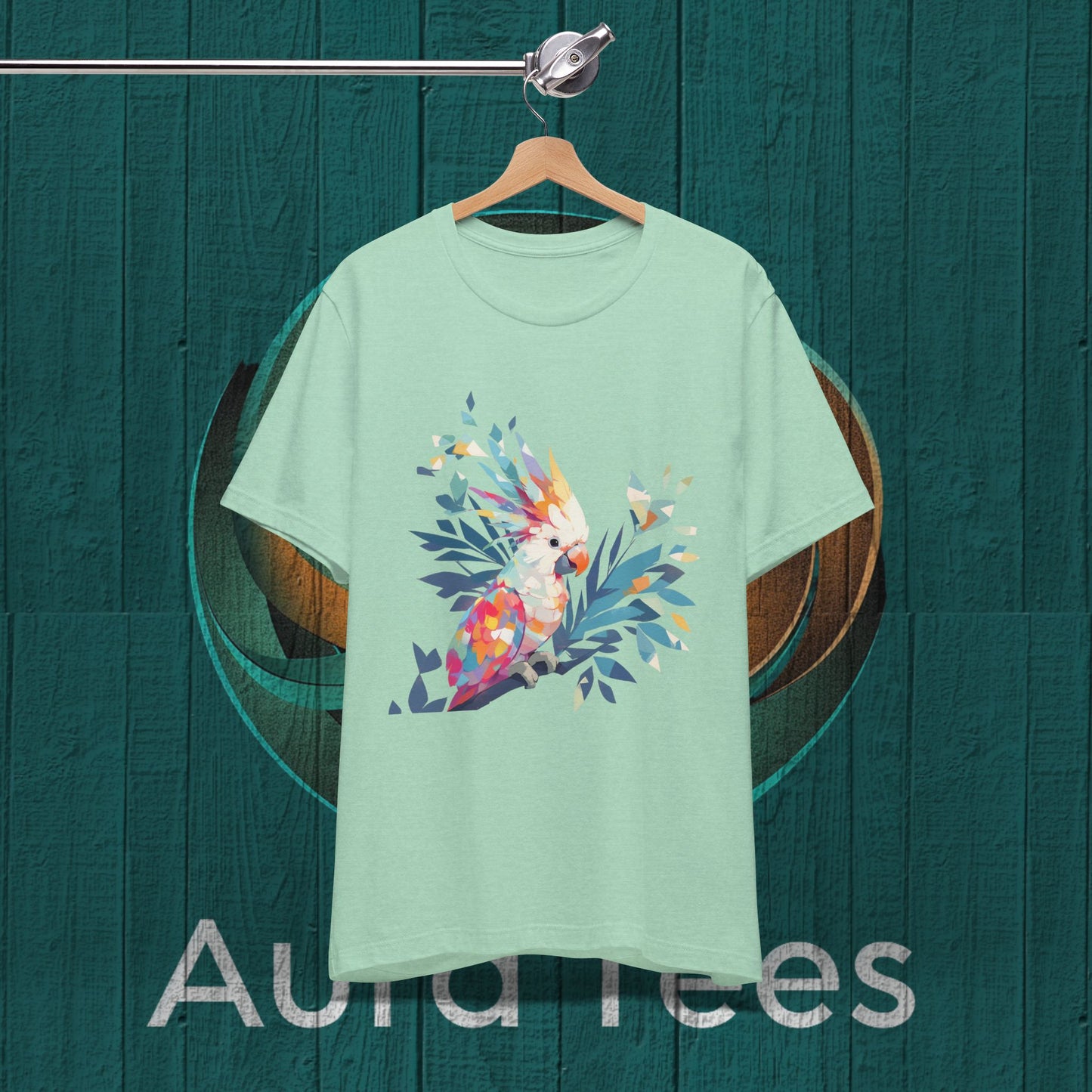 stained glass cockatoo tee
