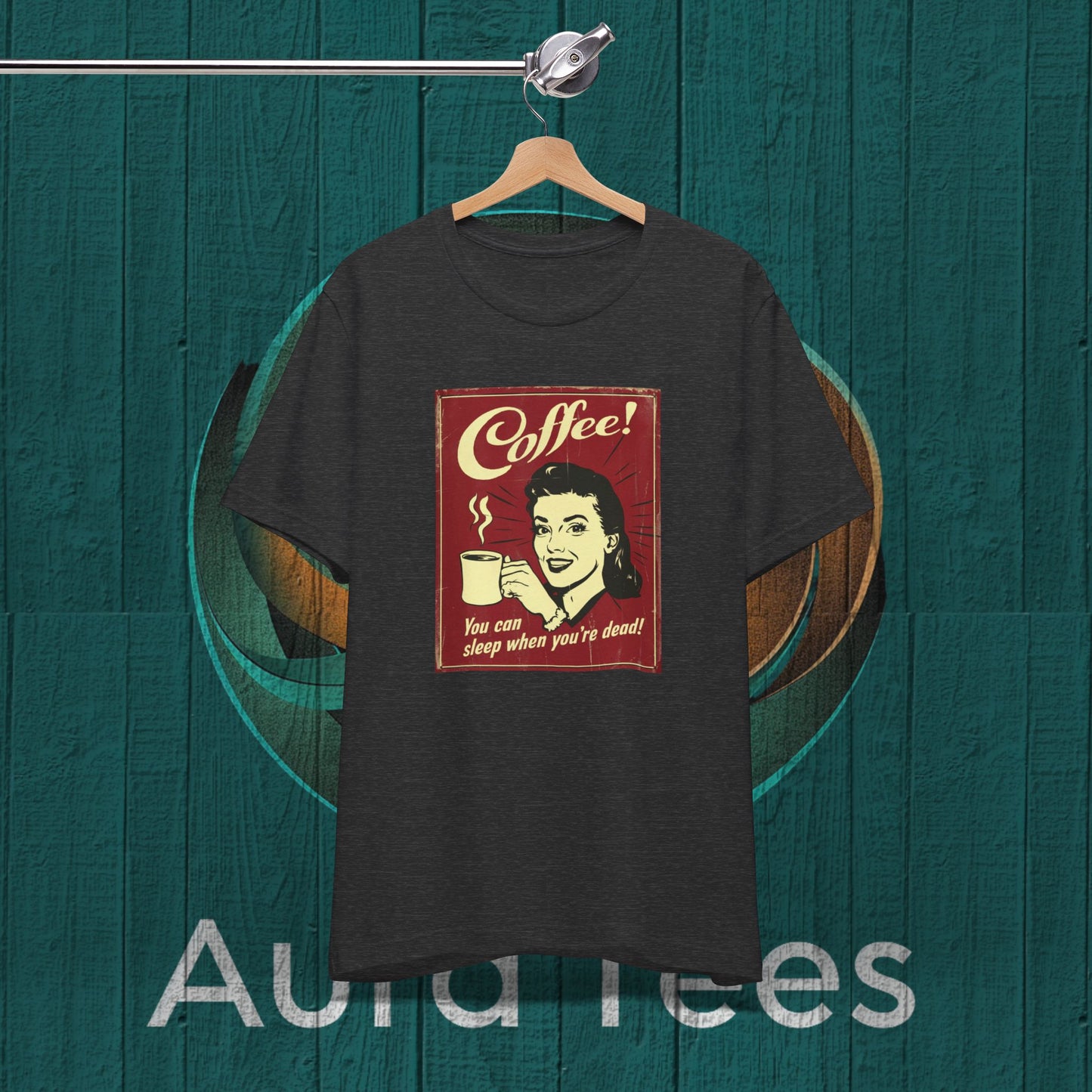Retro humor coffee tee