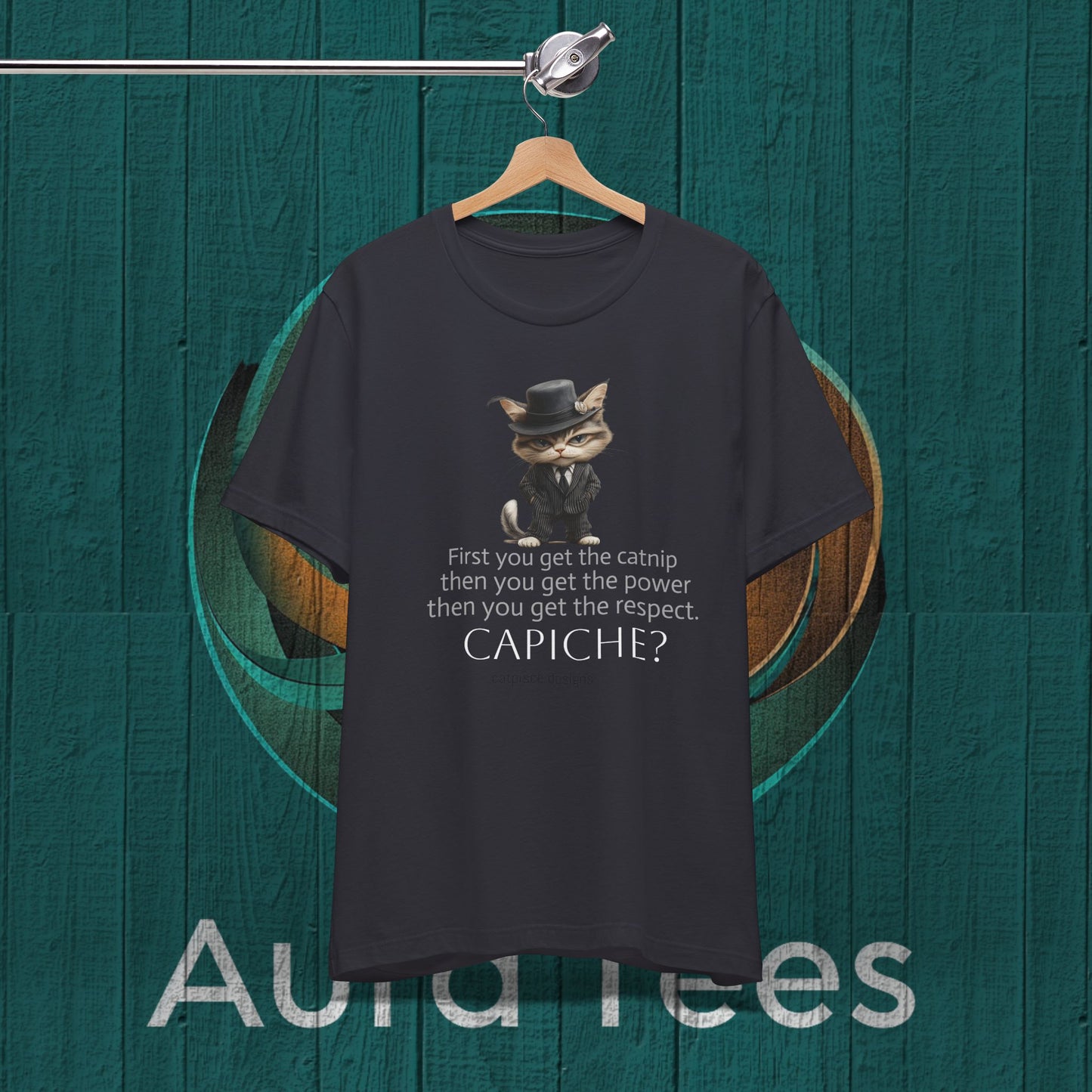 cat mafioso catnip respect  tee