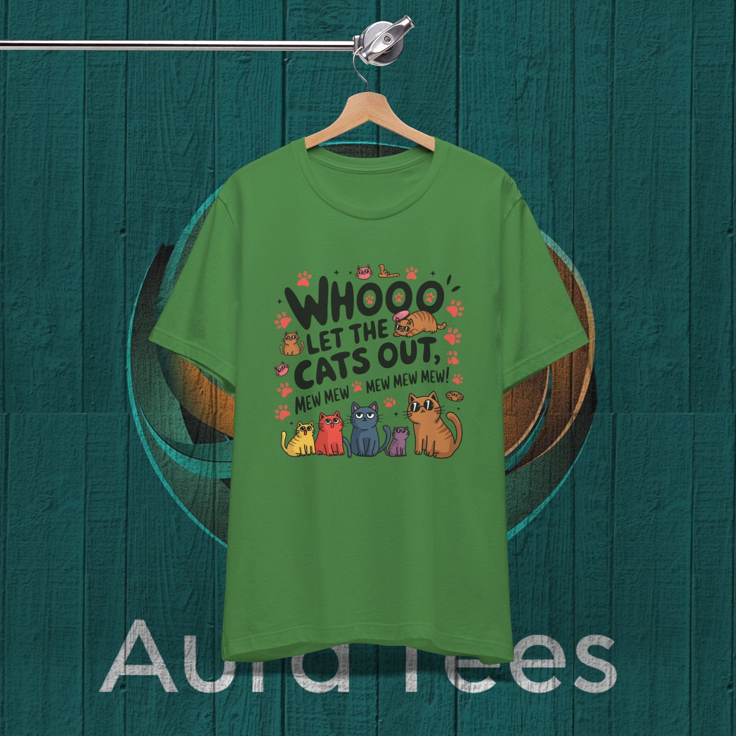who let the cats out spoof tee