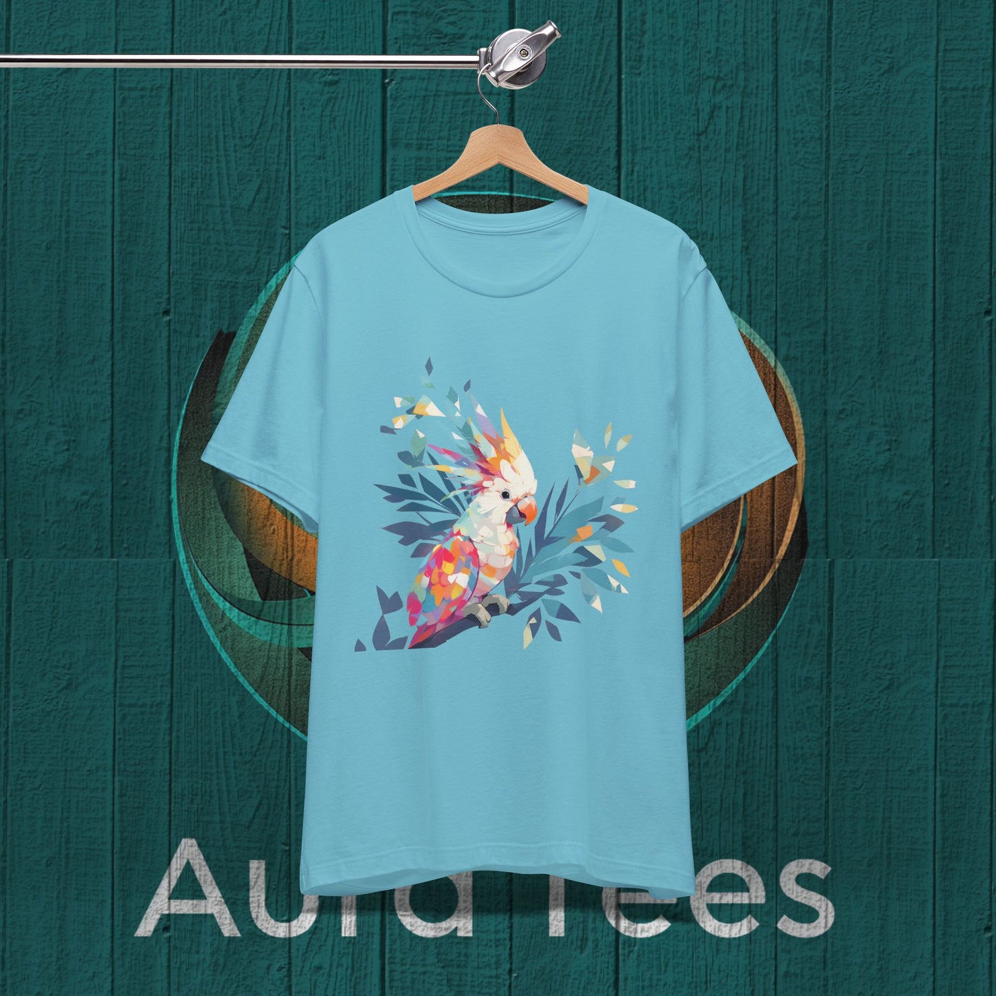 stained glass cockatoo tee