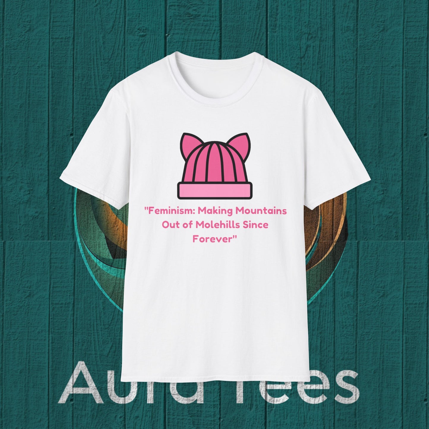 feminist mountains molehills tee