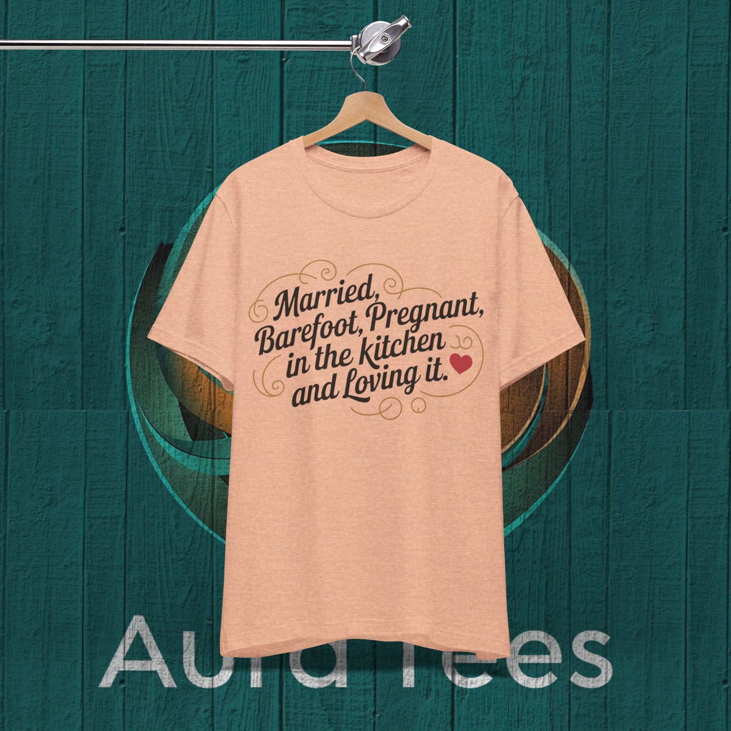 barefoot pregnant  tee