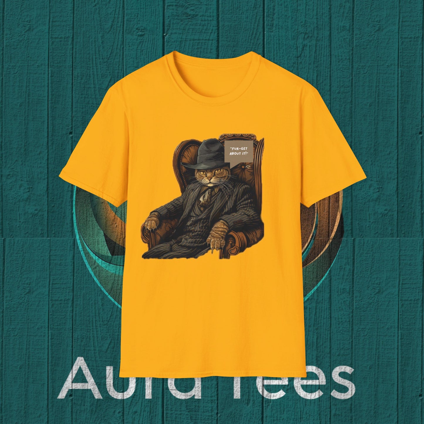 cat mafioso furget about it tee