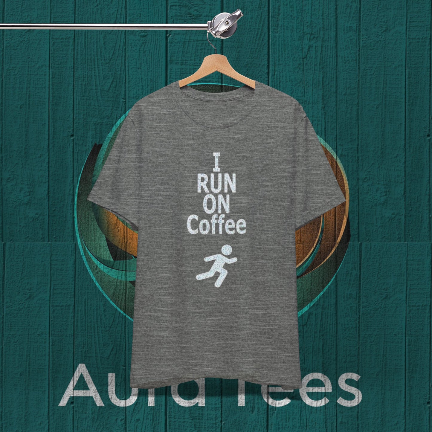 run on coffee tee