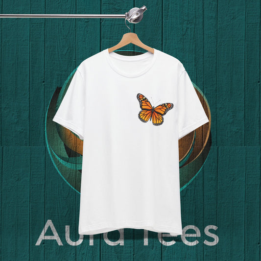 pocket monarch butterfly tee