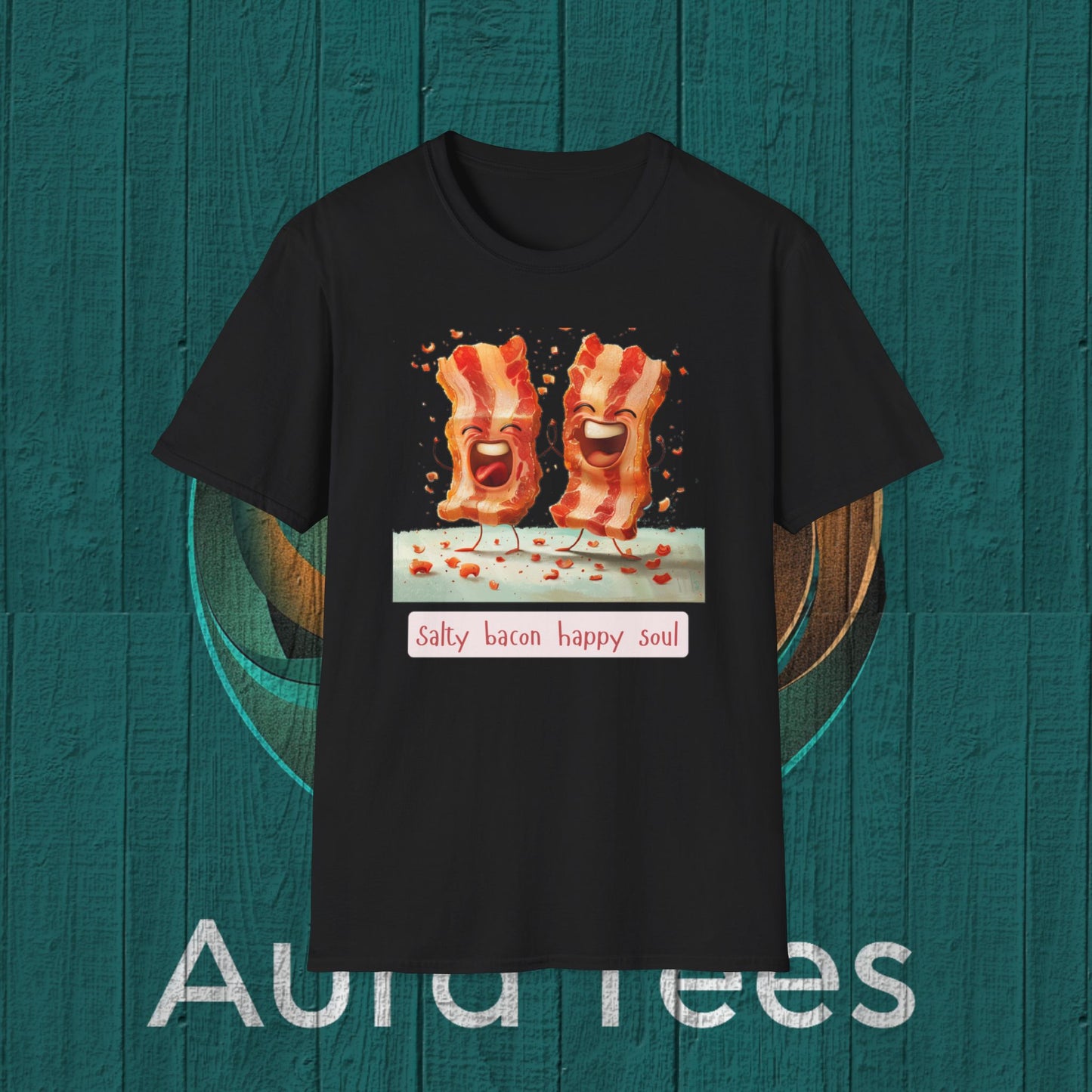 salty bacon humour tee