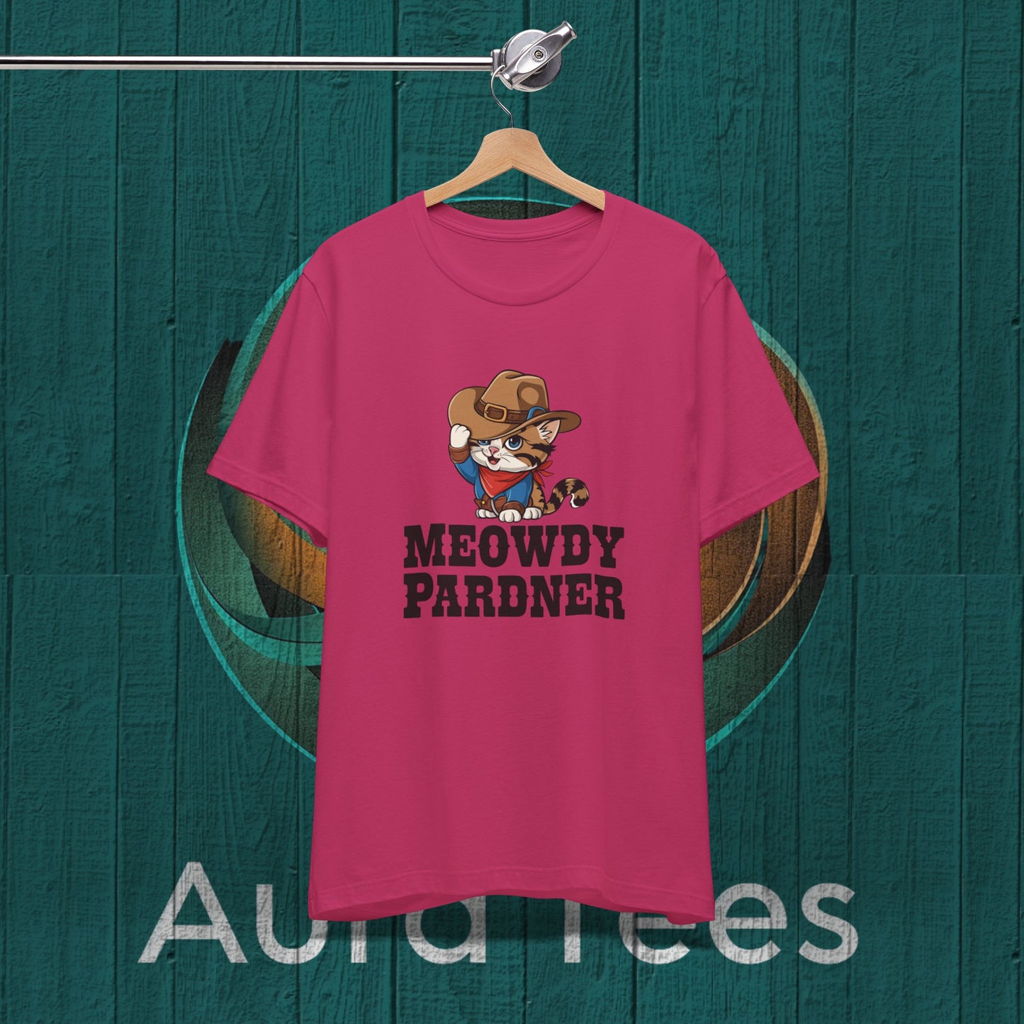 meowedy partner cat tee
