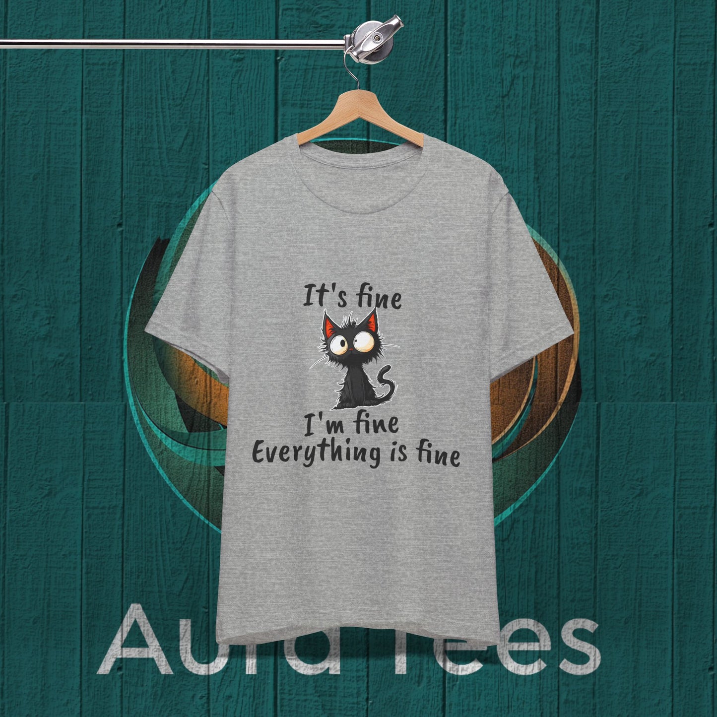 its fine I'm fine cat tee