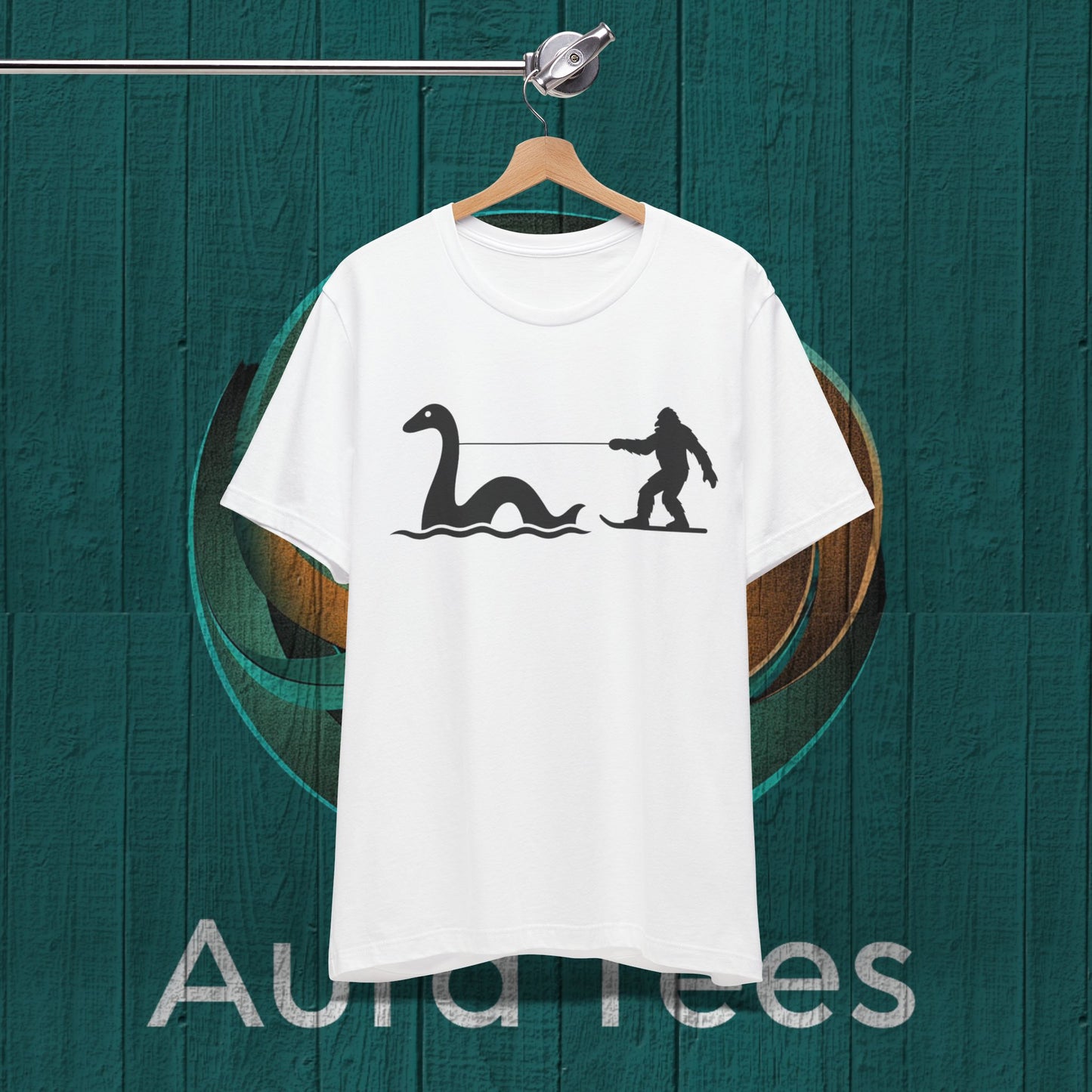 Bigfoot loch ness skii tee