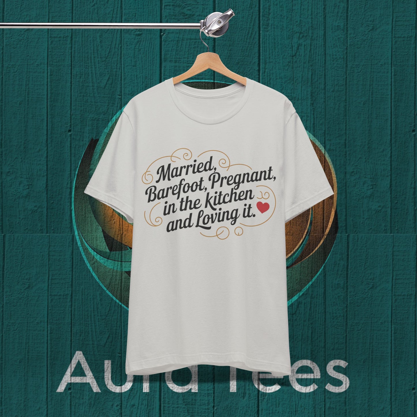 barefoot pregnant  tee