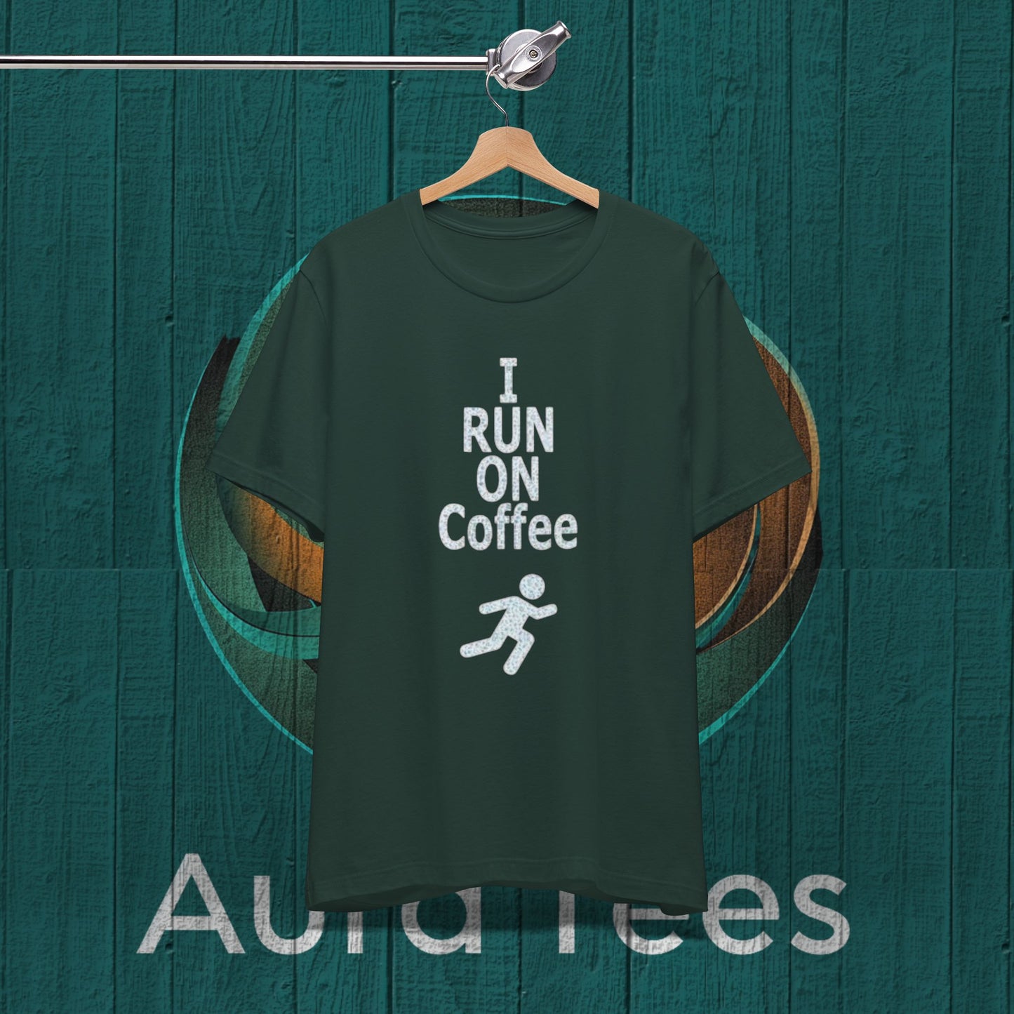 run on coffee tee