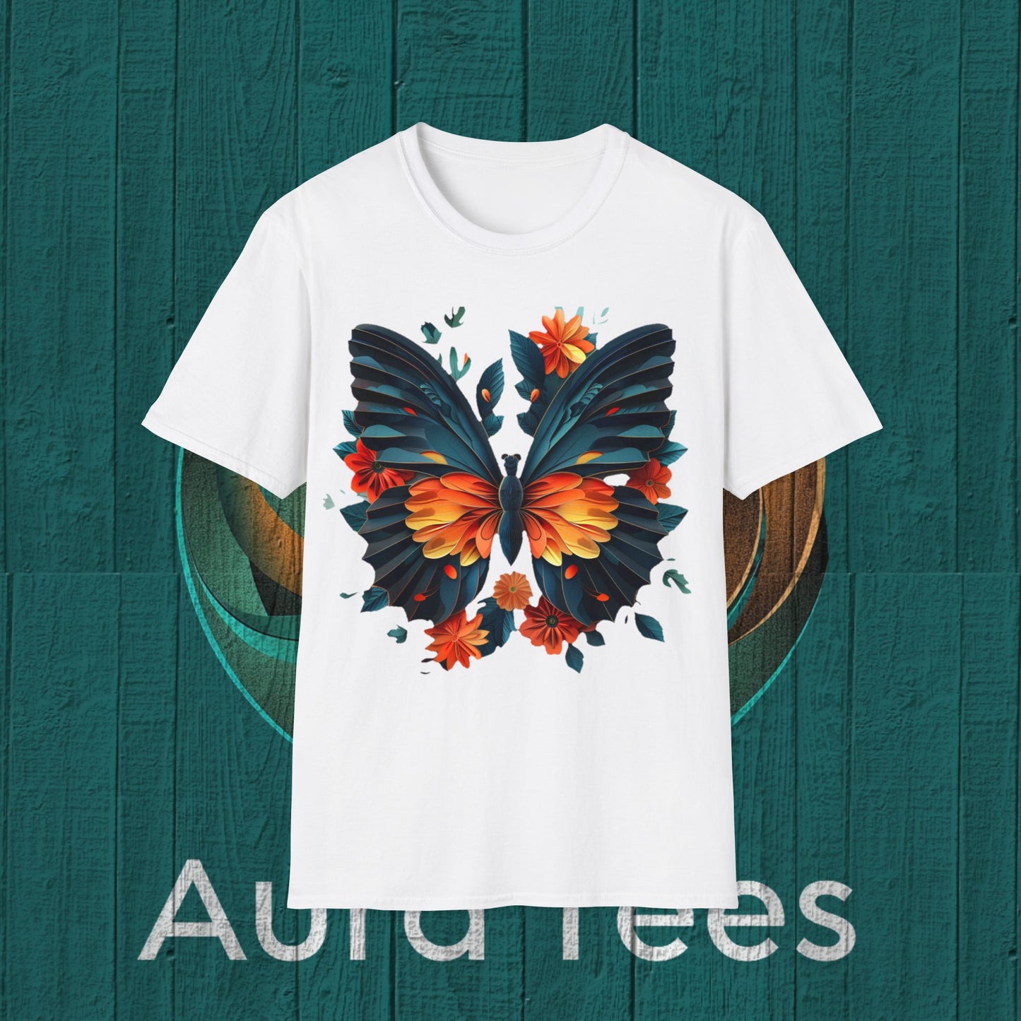 paper quill butterfly tee