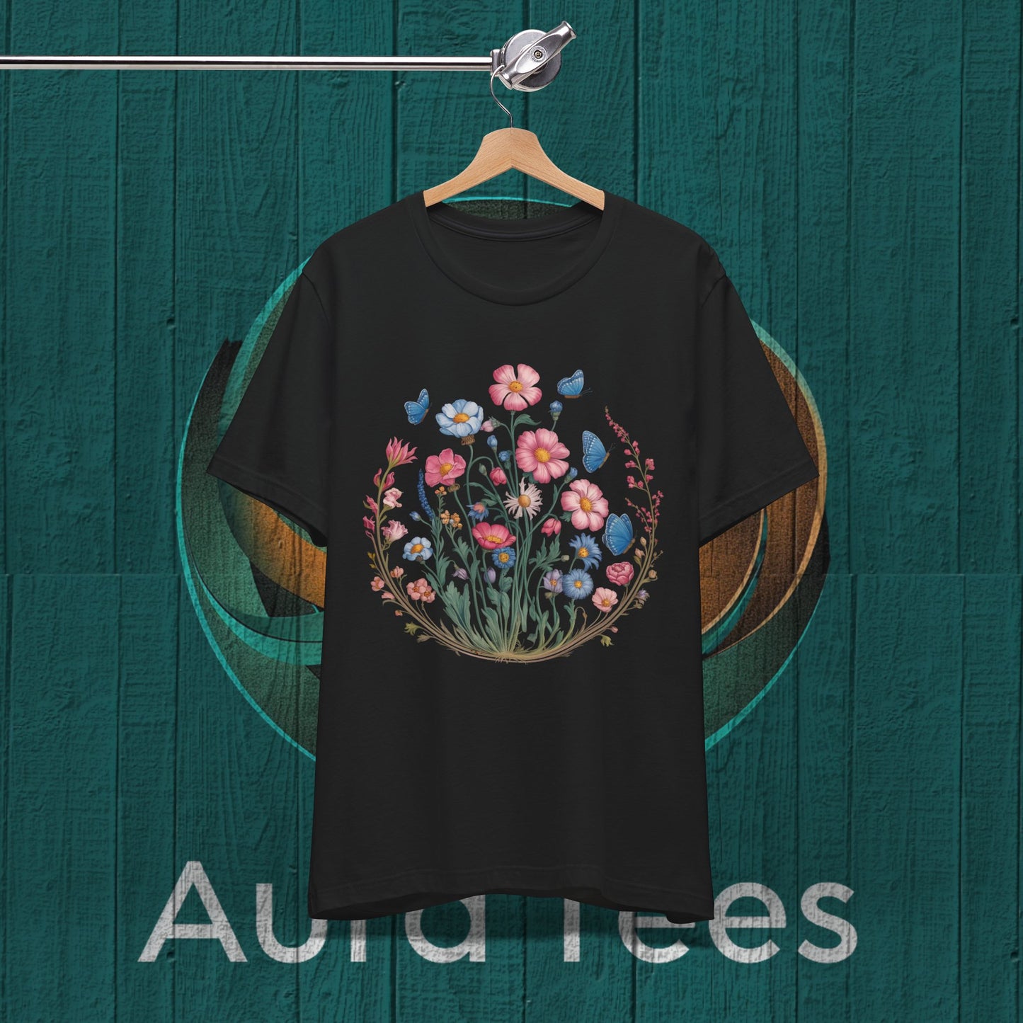 mucha floral tee