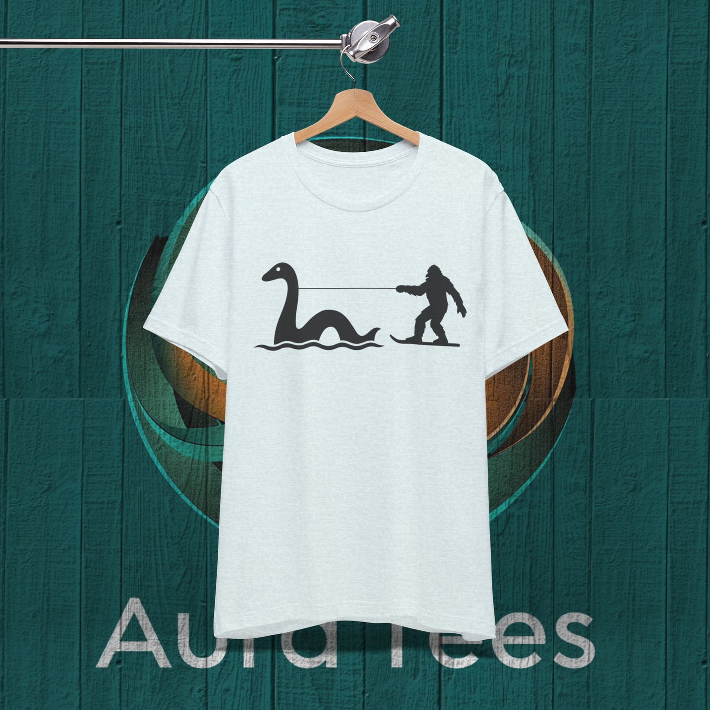 Bigfoot loch ness skii tee