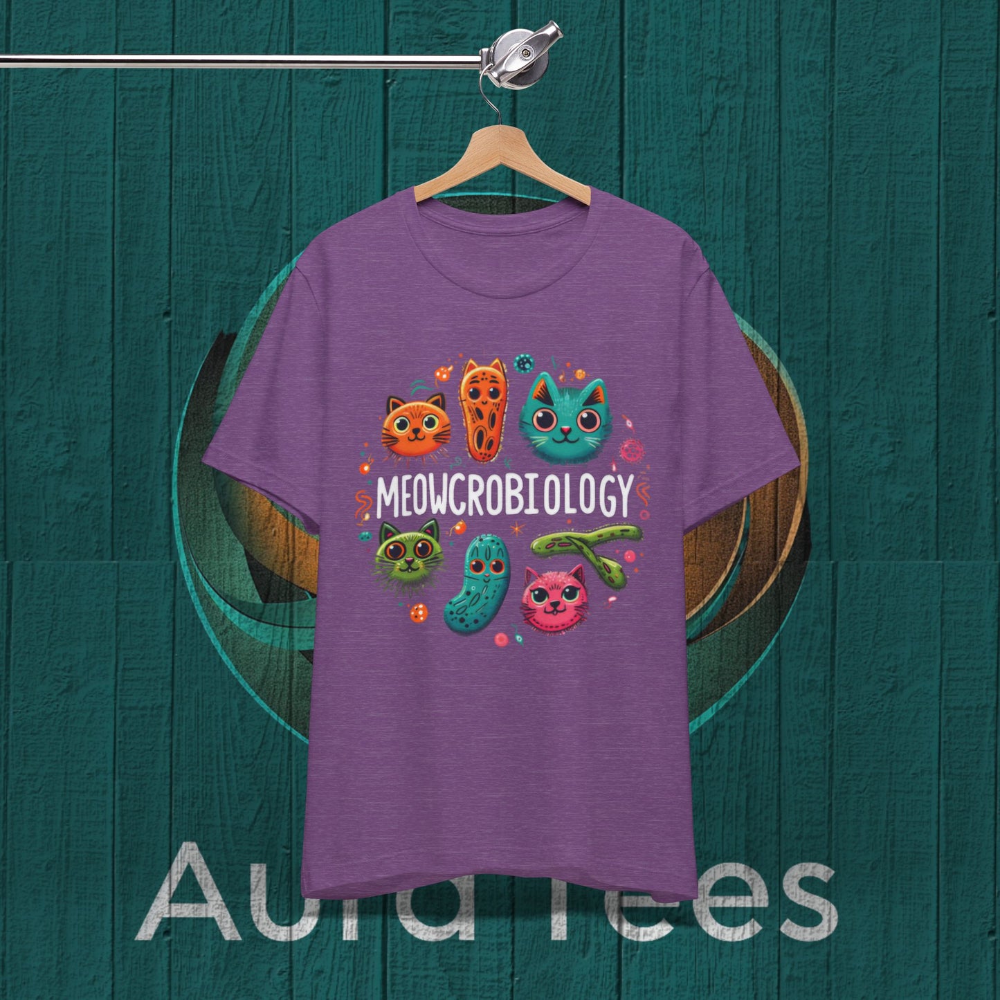 meowcrobiology cat pun tee