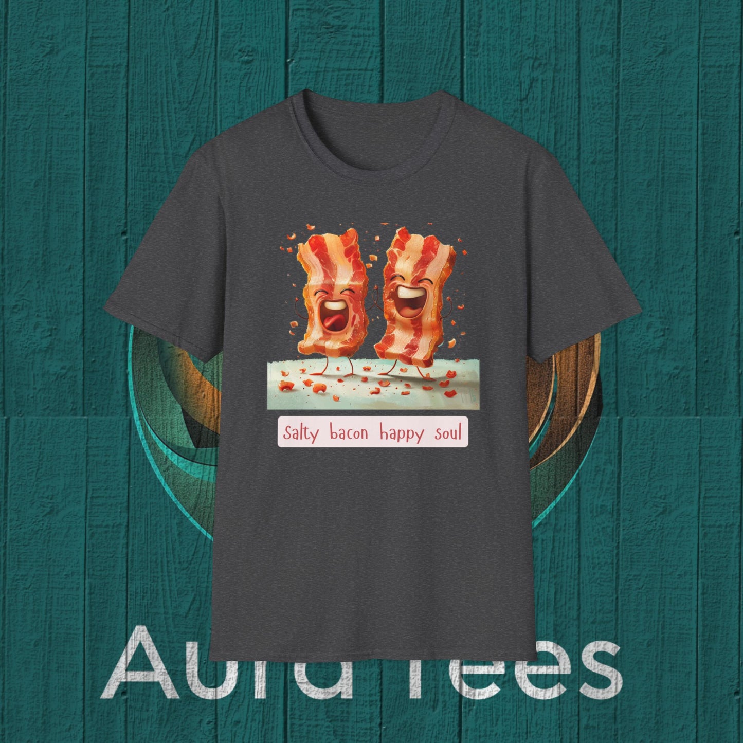 salty bacon humour tee