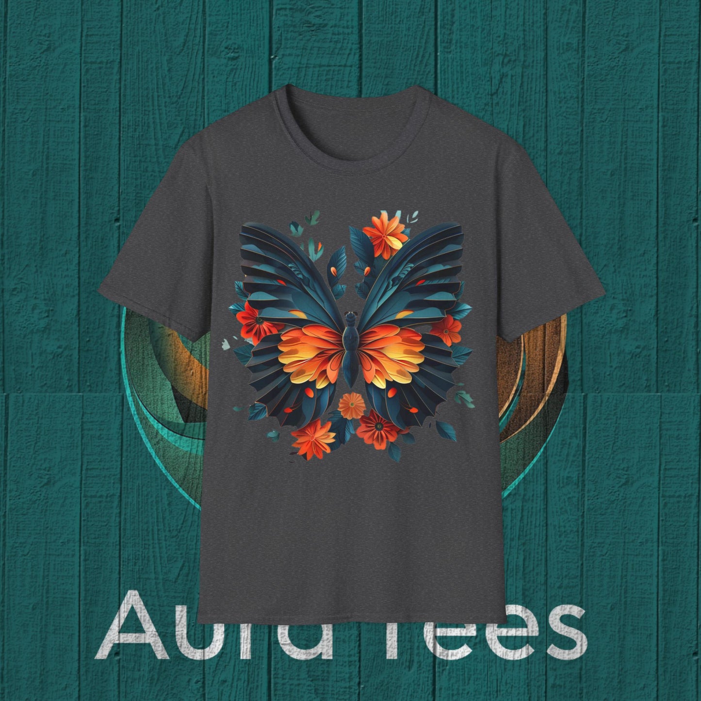 paper quill butterfly tee